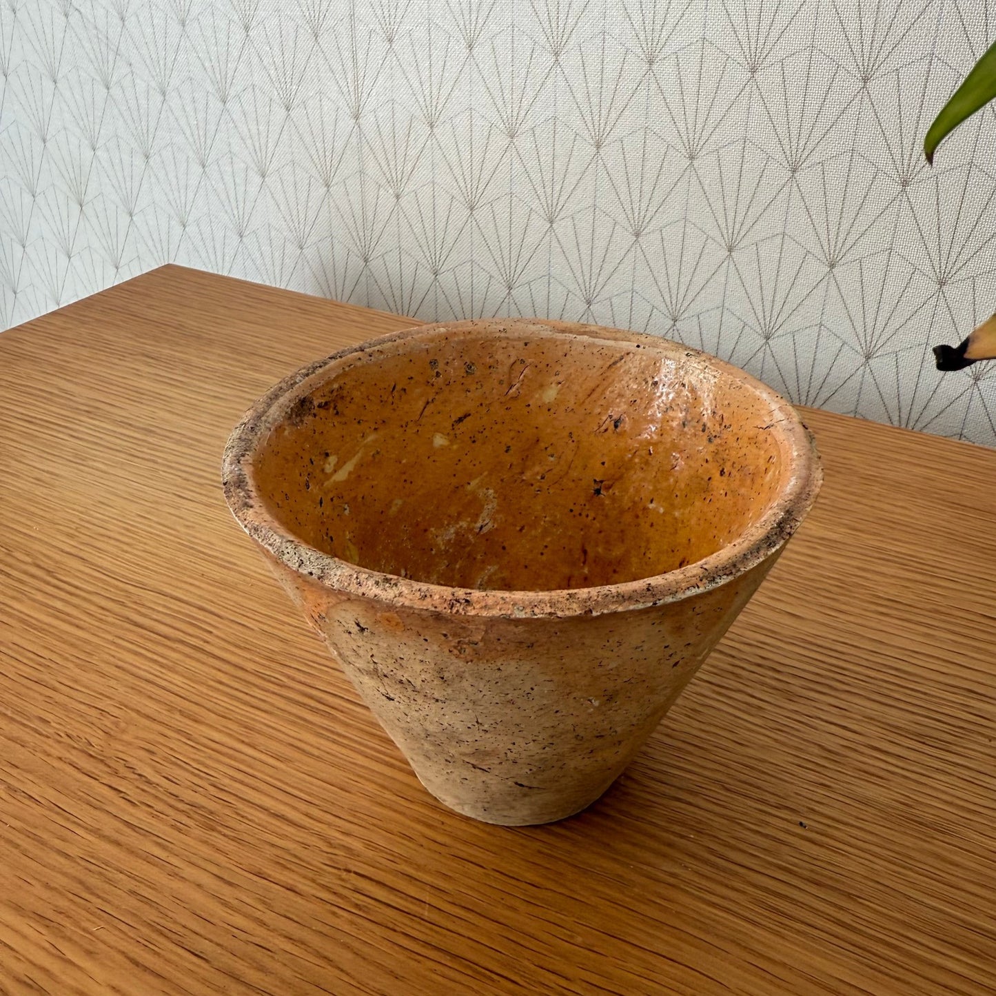 Antique French resin collecting pot from Tree Glazed 0211257