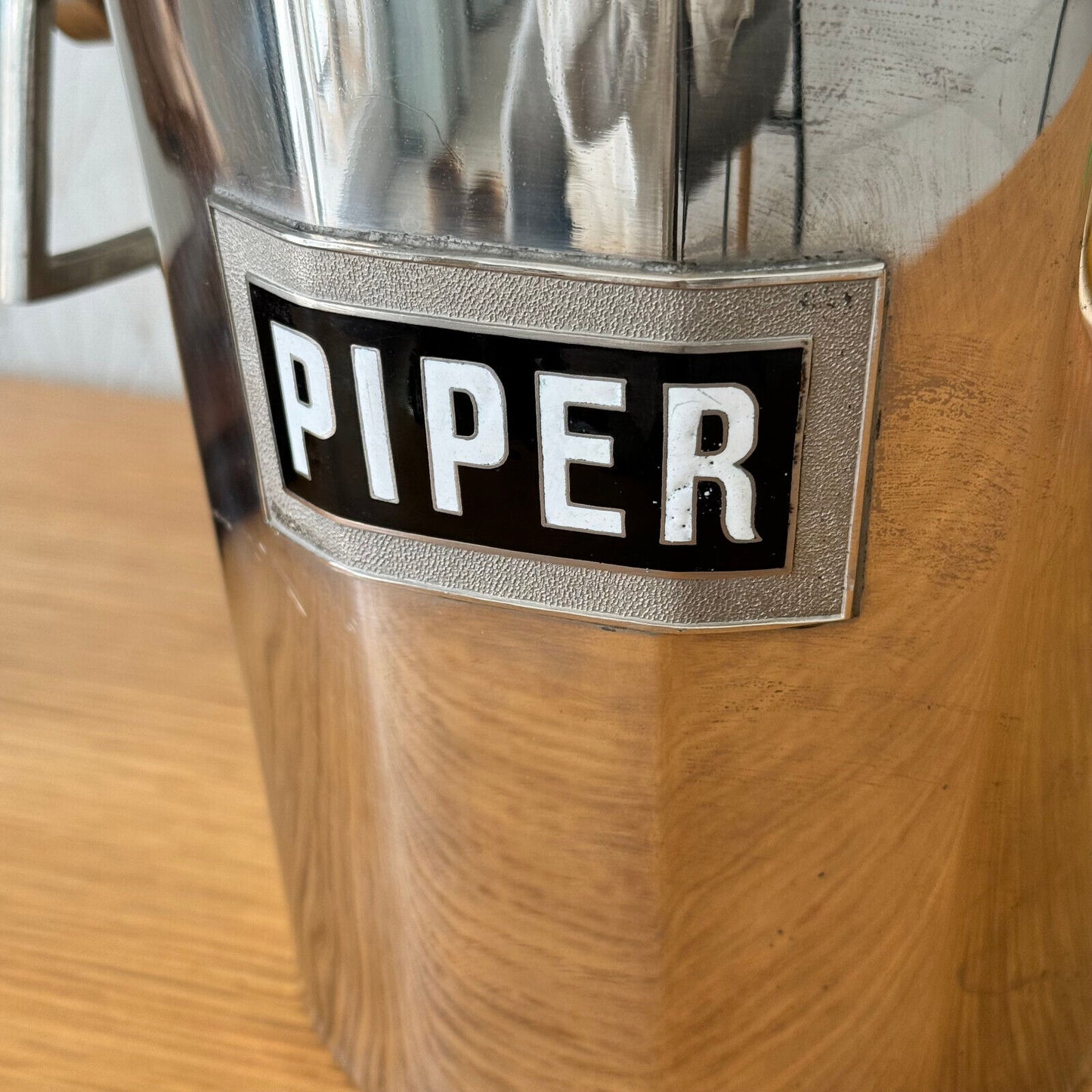 Vintage French Champagne Silverplate Ice Bucket Cooler PIPER 0808244 - Fleamarketfrance