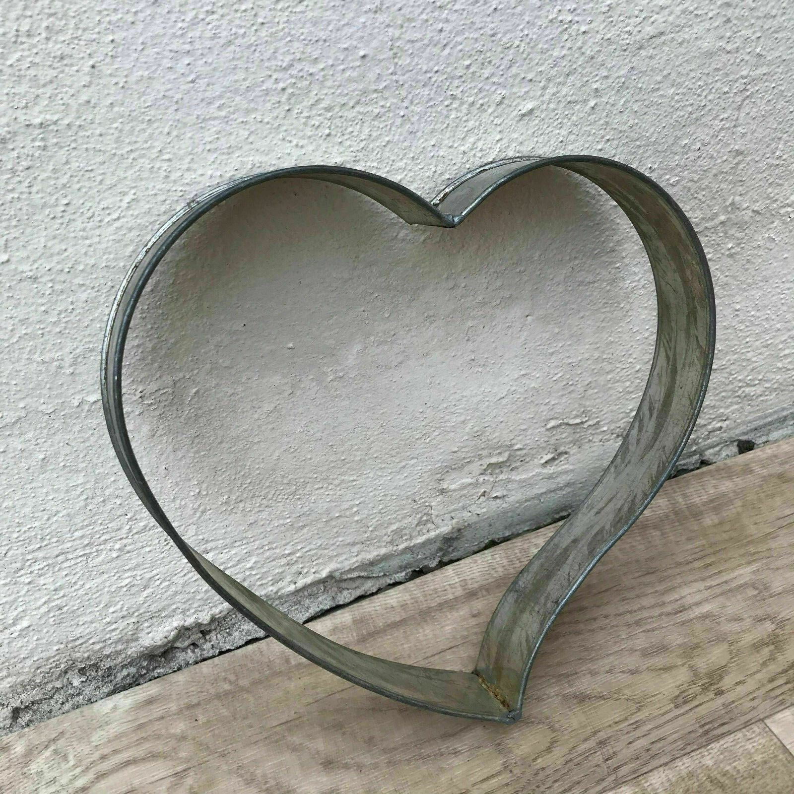 VINTAGE FRENCH HEART cake tart tins moulds molds pans shape LARGE 01031812 - Fleamarketfrance