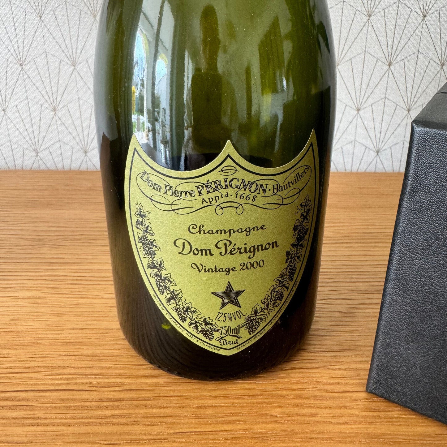 Empty Dom perignon champagne 2000 Bottle W Box 2309245 - Fleamarketfrance