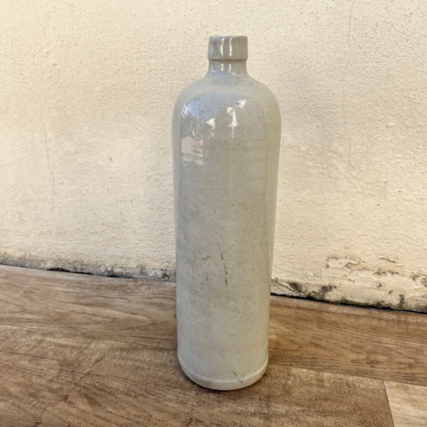 Vintage French Stoneware alcohol Wine Bottle water 11 1/2" tall 17072213 - Fleamarketfrance