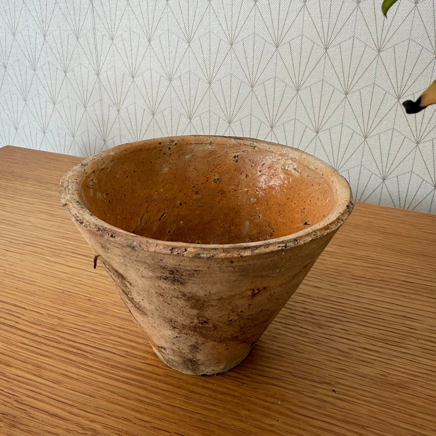 Antique French Resin Pot Tree Sap Collecting Vessel Rustic Pottery 0211253 Unbranded