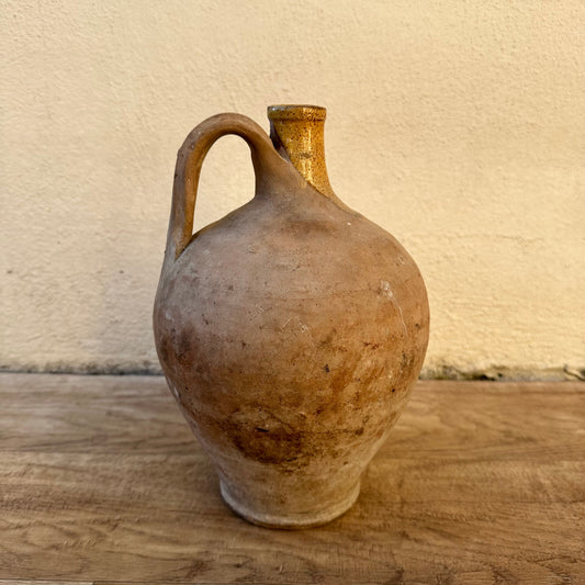 French Pottery Jug Vintage Stoneware Water Pitcher Southwest France 2809226 Unmarked