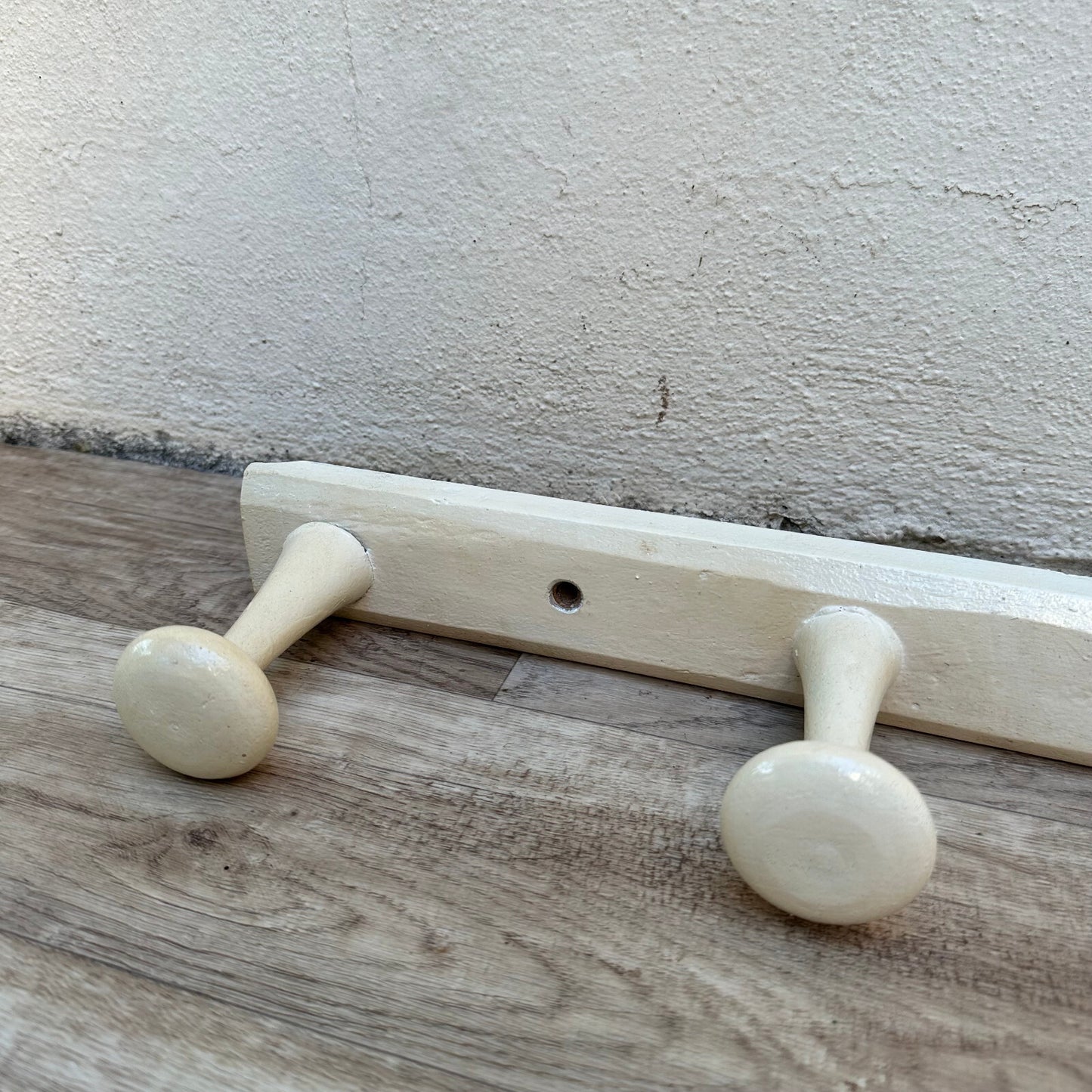 French Wooden Coat Hooks Wall Mount 3 Pegs Vintage Hat Rack 2608238 Unbranded