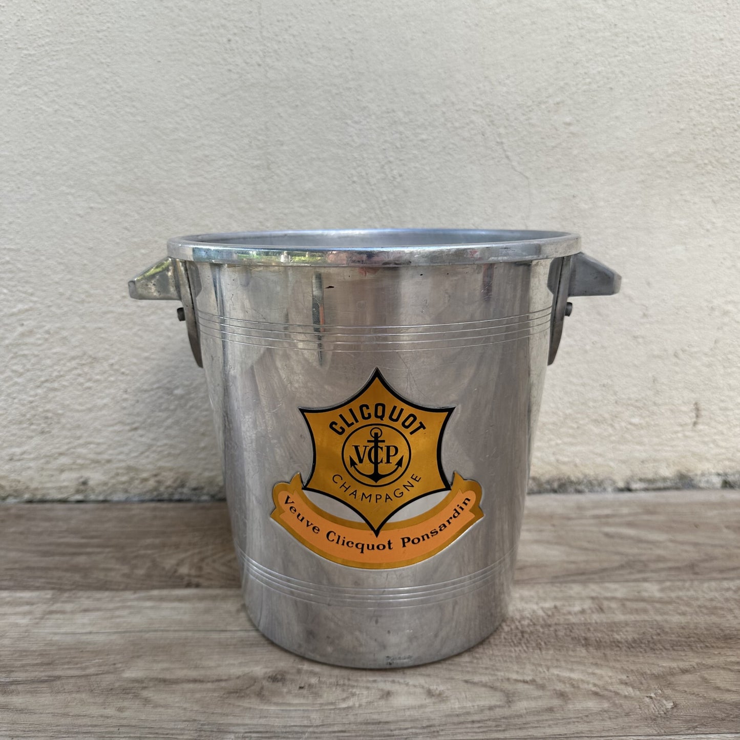 Vintage French Veuve Clicquot Champagne Bucket Aluminum Ice Cooler 2802252 Veuve Clicquot