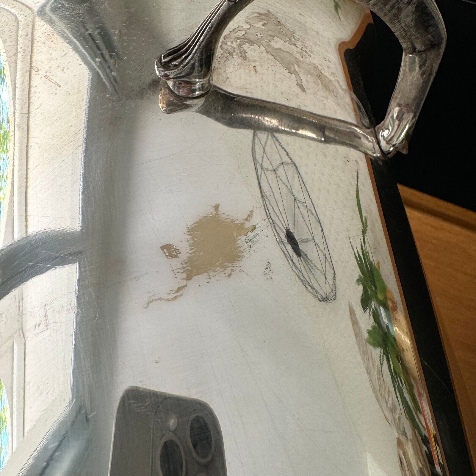 Vintage French Champagne Silverplate Ice Bucket Cooler 0208247 - Fleamarketfrance