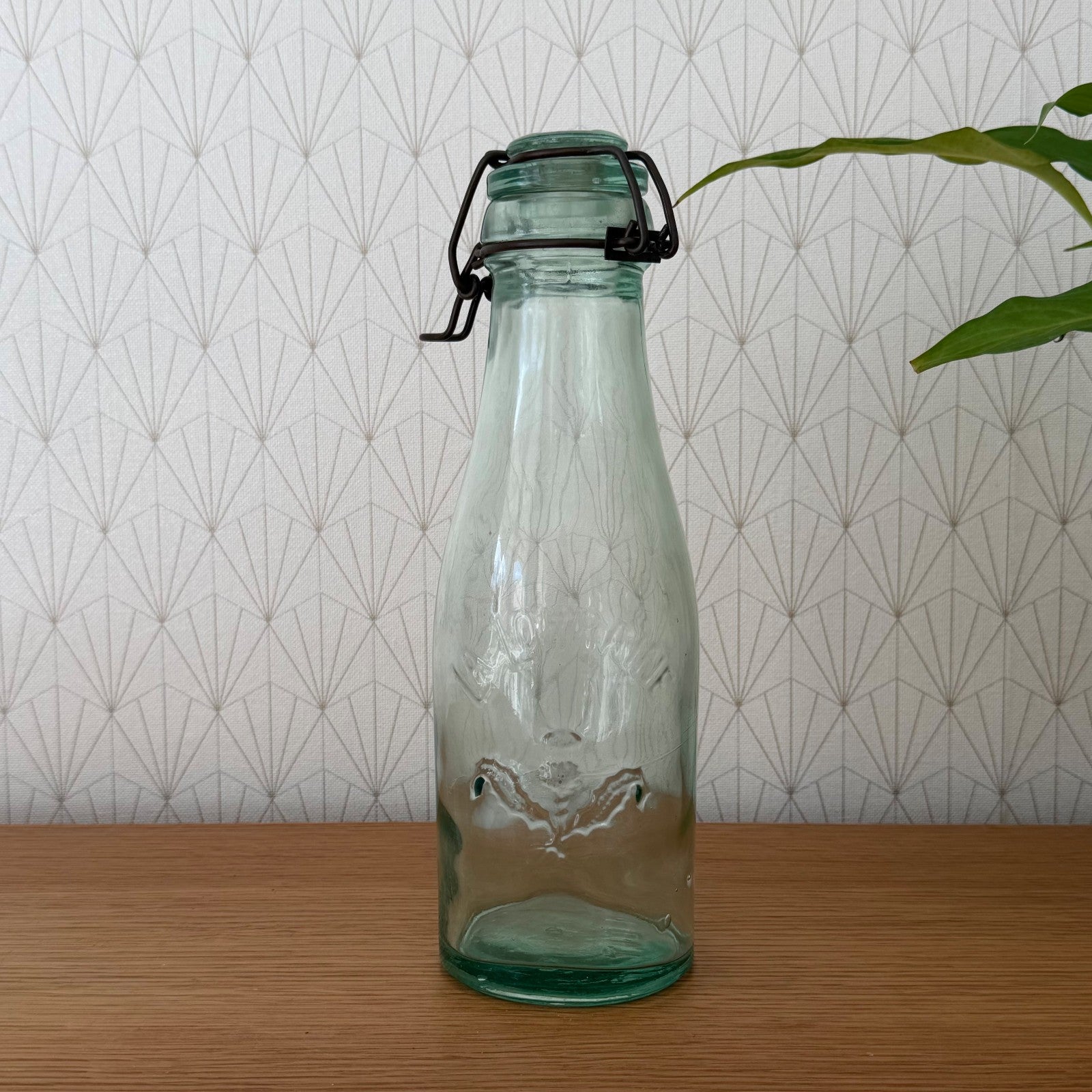 French Preserve Jar Vintage La Lorraine Glass Stopper Wire Bail 1305262 Fleamarketfrance