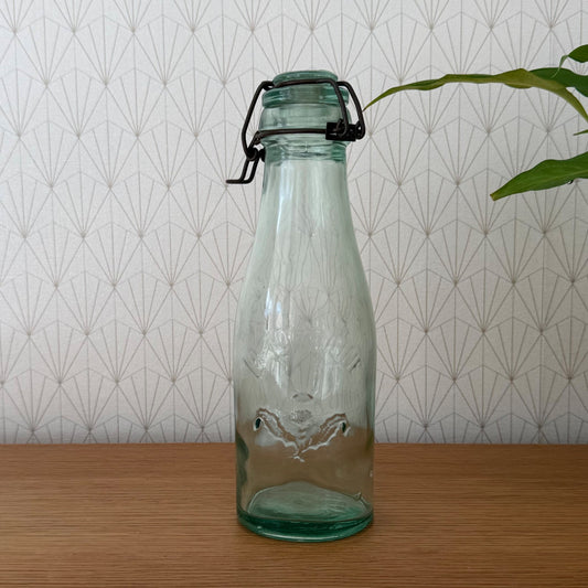 French Preserve Jar Vintage La Lorraine Glass Stopper Wire Bail 1305262 Fleamarketfrance