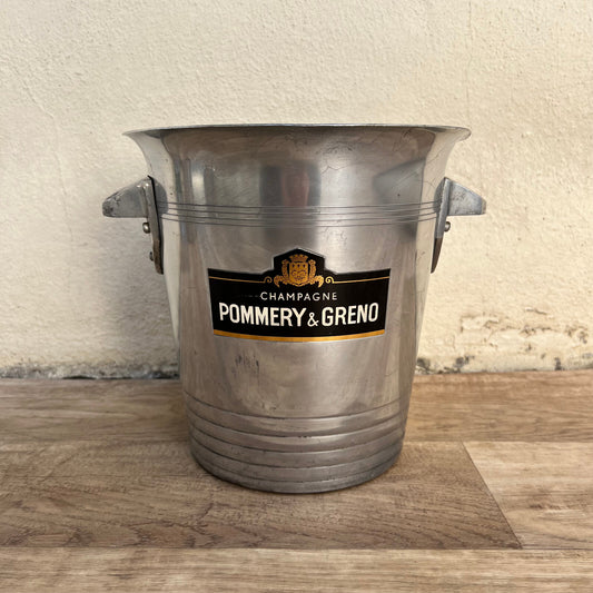 French Champagne Bucket Pommery Greno Aluminum Ice Cooler Vintage 1809221 Fleamarketfrance