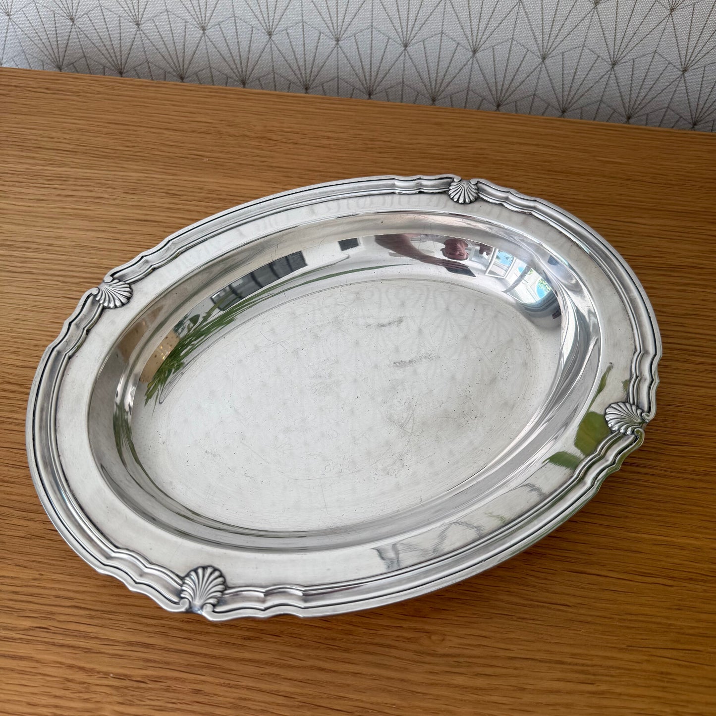 VINTAGE CHRISTOFLE GALLIA SILVER PLATED SERVING PLATE 0905257 Christofle