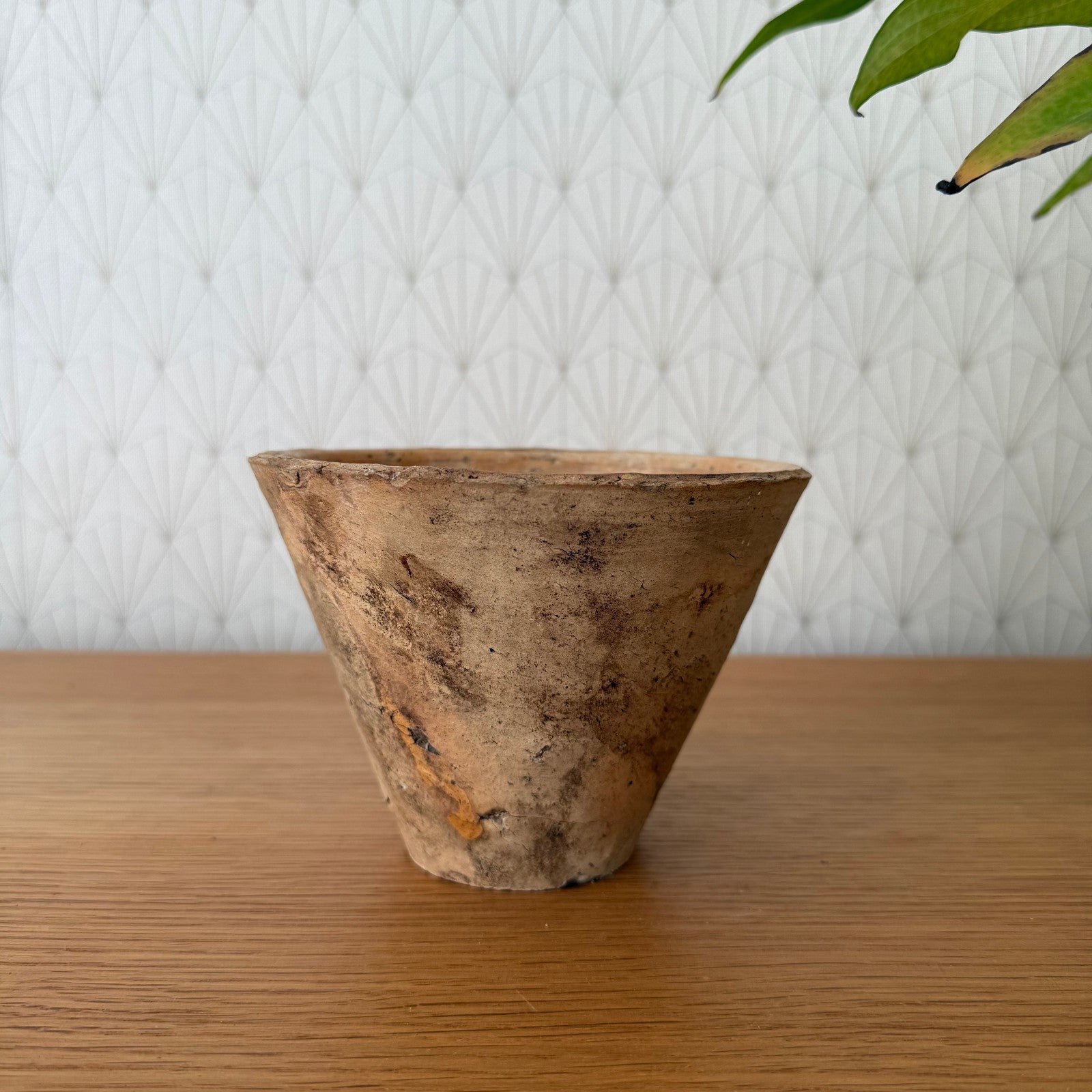 Antique French Resin Pot Tree Sap Collecting Vessel Rustic Pottery 0211253 Unbranded