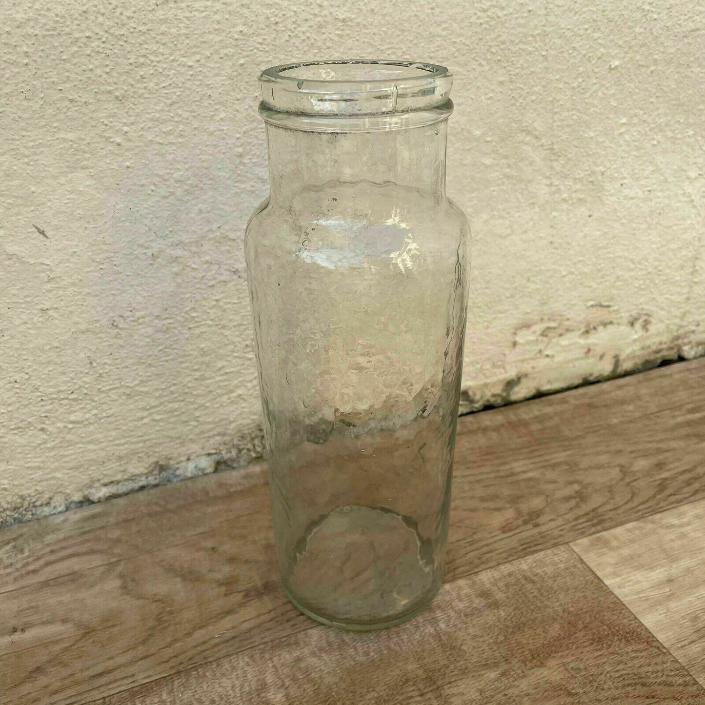 Antique French Apothecary Bottle 19th Century Clear Glass Blown 0107213 Lalique