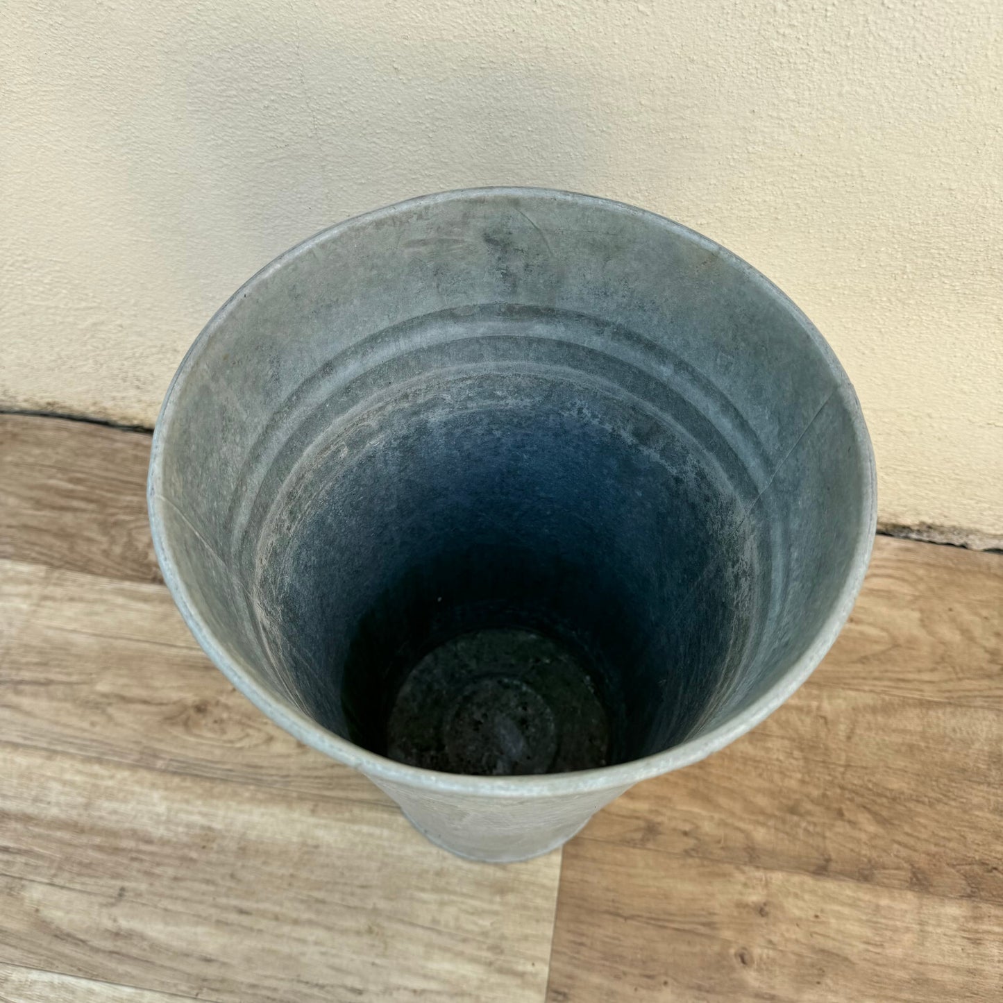 Vintage Florist flower French water pitcher zinc vase 1308259*