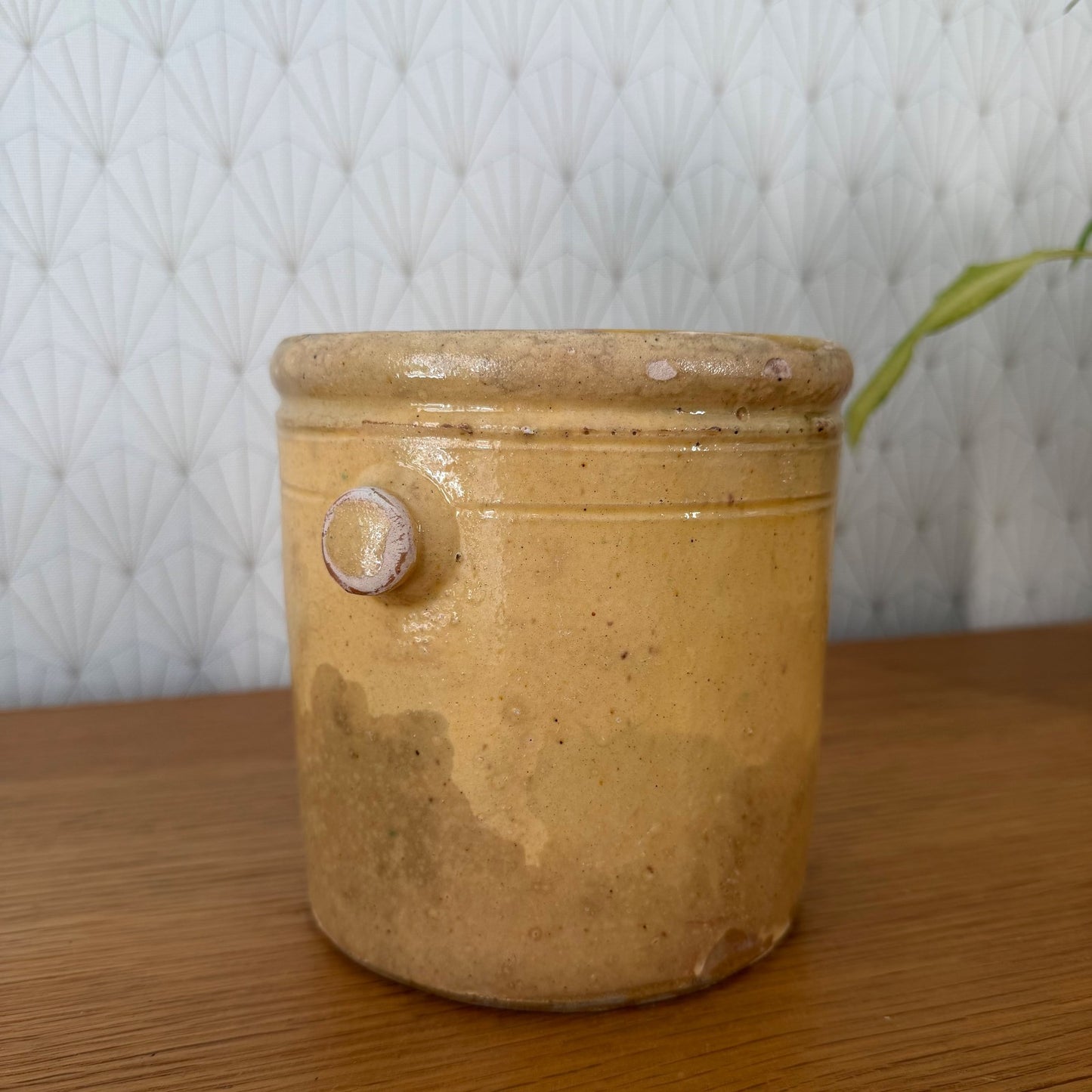 French Stoneware Jam Pot Antique Ceramic Crock 19th Century 0107261 Unbranded