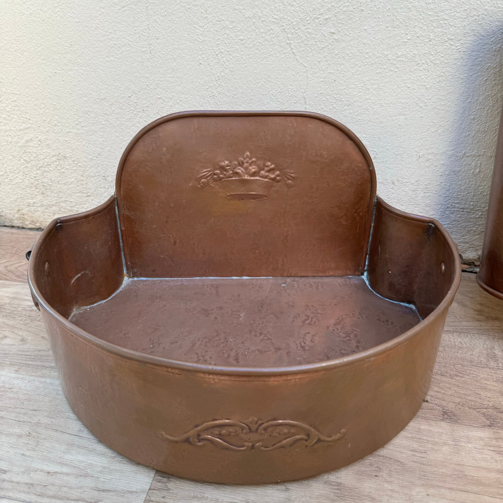 Antique French Copper Fountain Water Feature Villedieu Garden Set 0109245 Villedieu