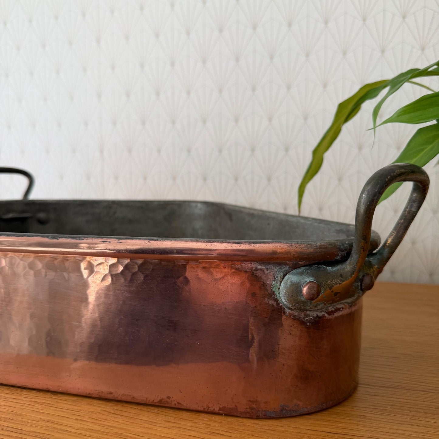French Copper Fish Poacher Turbot Vintage Turbotiere Cookware 1602261 Unbranded
