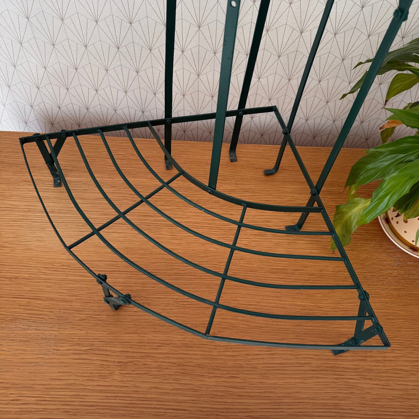 Vintage French Metal Florist Home House Shelf Sitter 0301253 - Fleamarketfrance