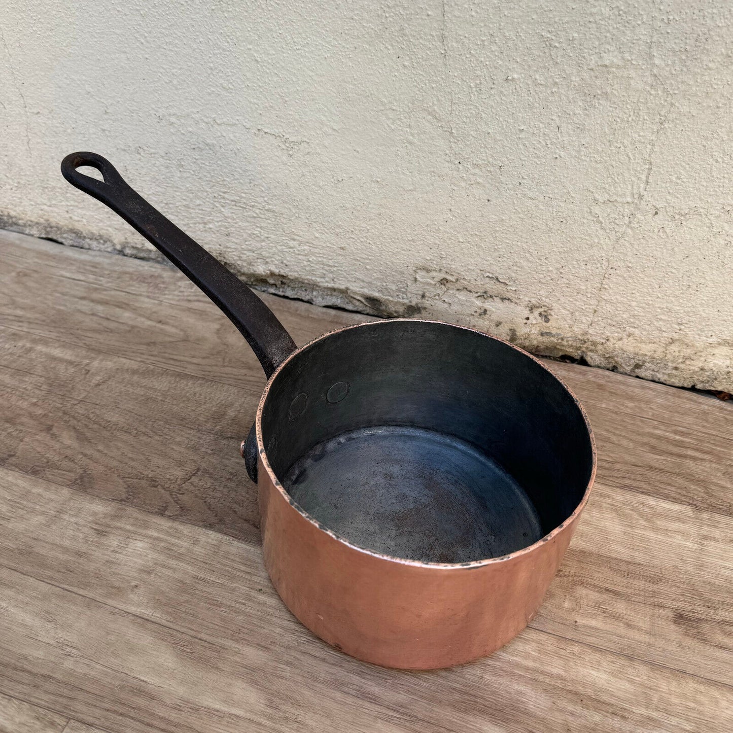 Vintage J. Jacquotot PARIS copper pan 0408249 - Fleamarketfrance