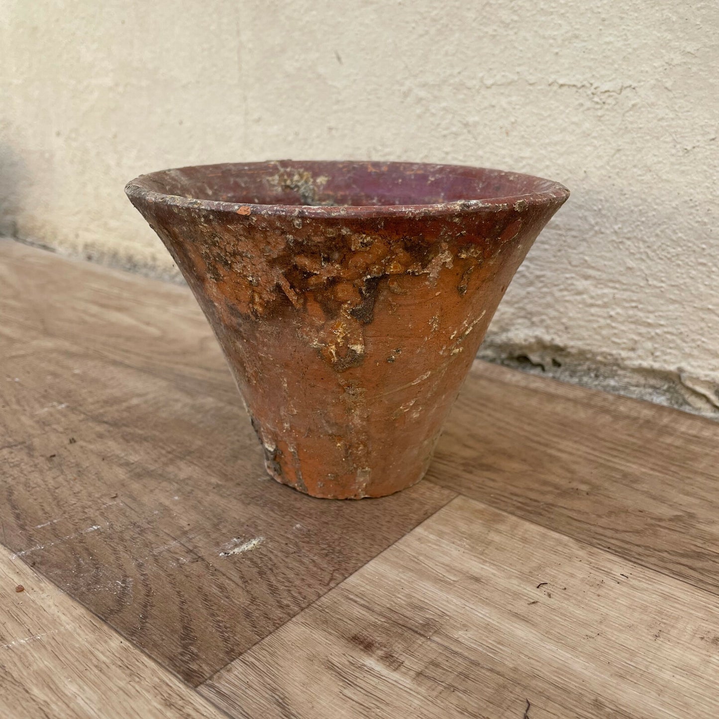 Antique French Resin Pot Terracotta Pine Sap Collection Vessel 10032218 Unbranded