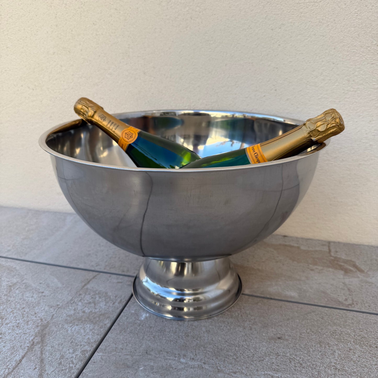 Vintage French Champagne Inox Ice Bucket Cooler Basin 1604254