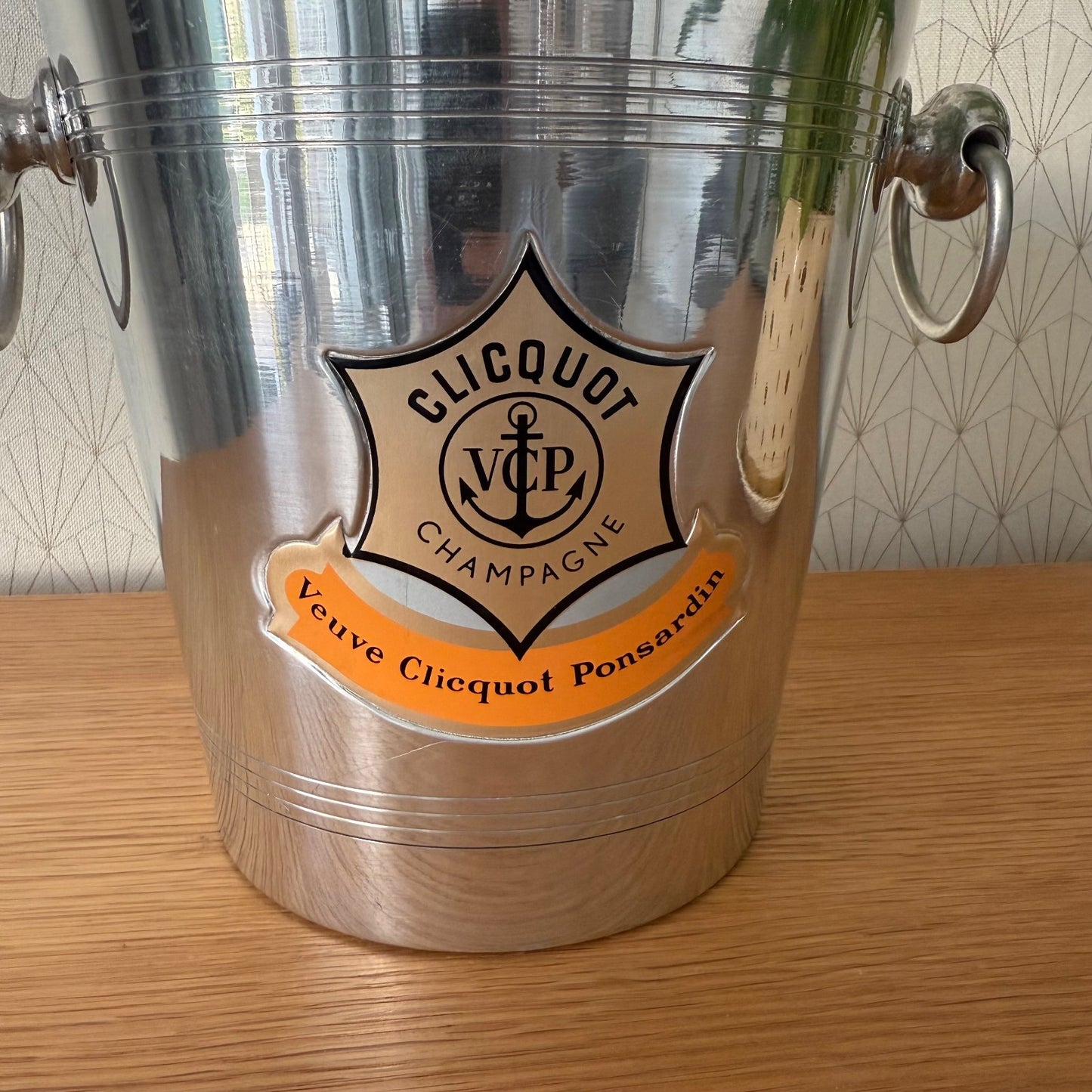 Vintage French Champagne Ice Bucket Cooler Made France VEUVE CLICQUOT 0912253 Fleamarketfrance