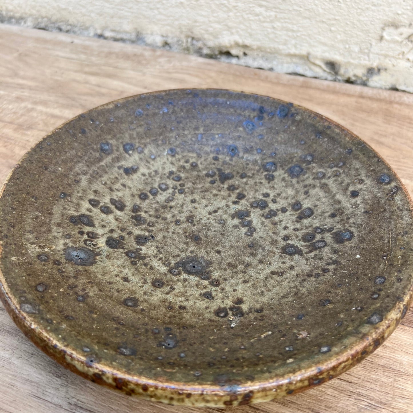 French Jean Pierre Viot Bowl Mid Century Stoneware Pottery Signed 1510227 Unmarked