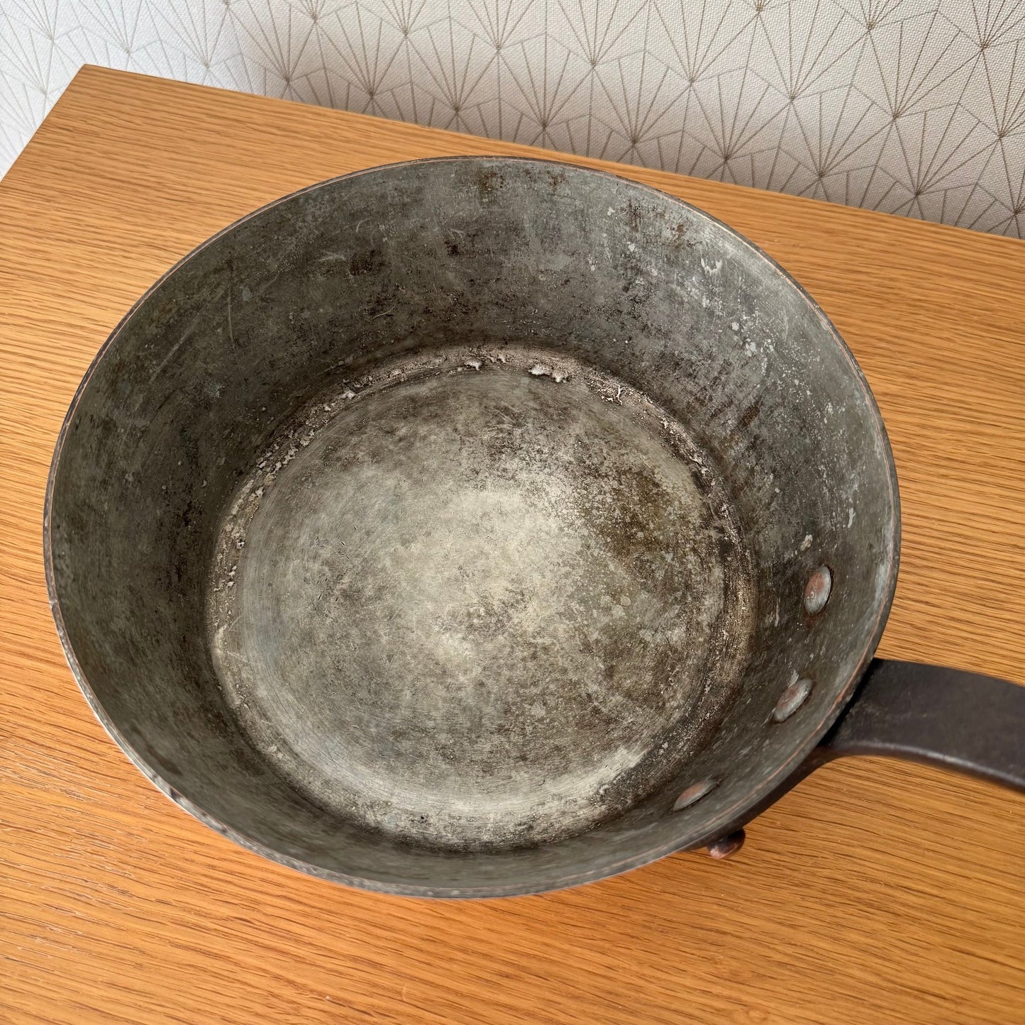 Vintage French J. Jacquotot Paris Copper Saucepan Windsor Style 3008252 jacquotot