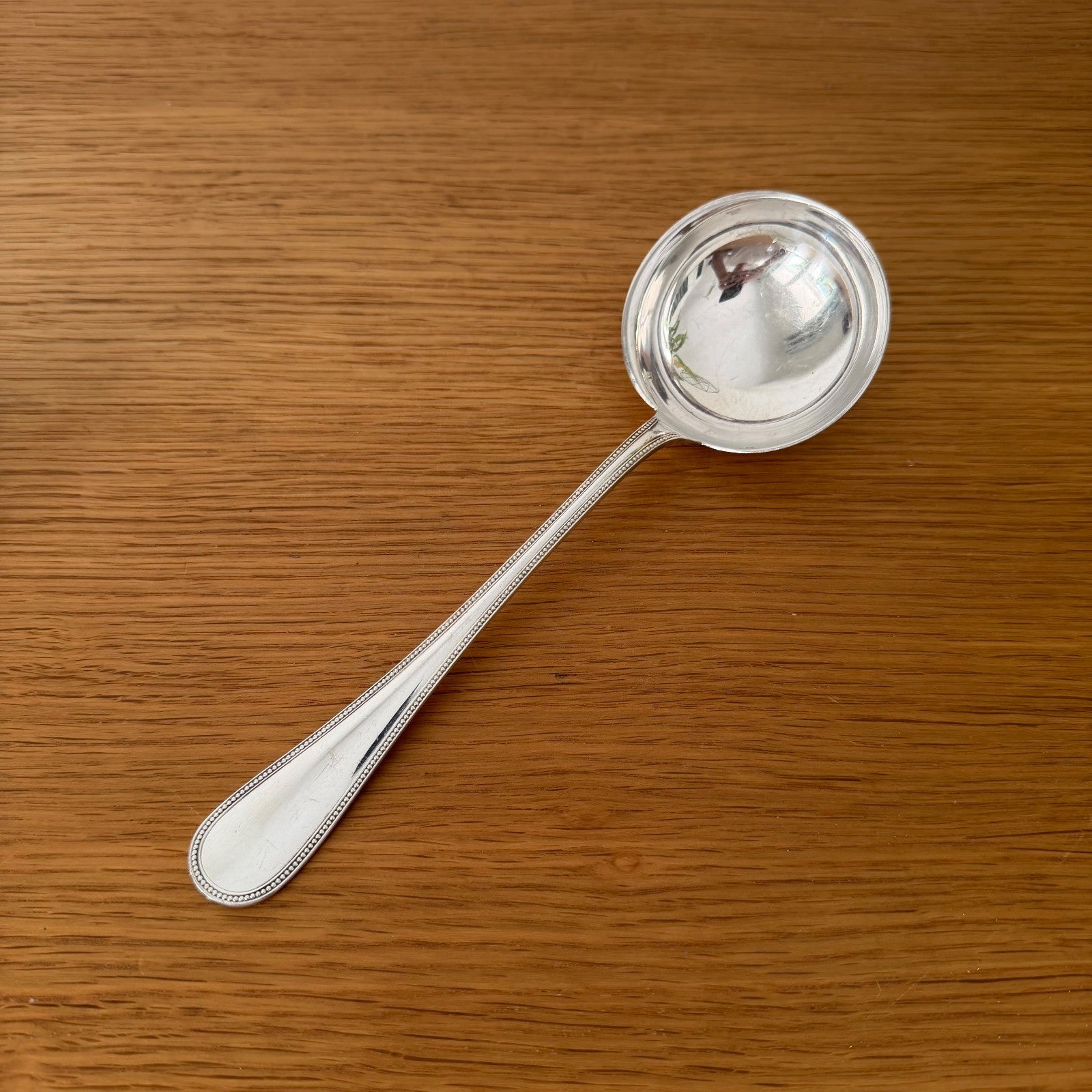 CHRISTOFLE France Pearl Silver-plated Dessert Ladle 2607264 Christofle