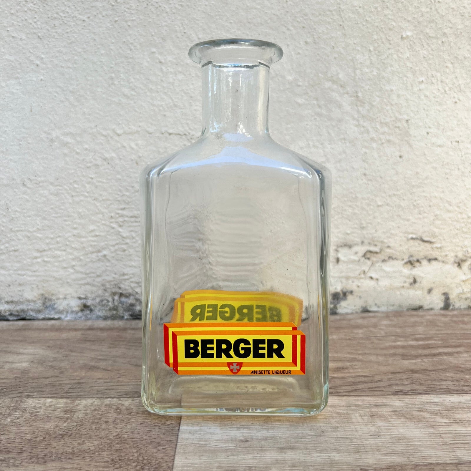 French Anisette Berger Glass Carafe Vintage Apothecary Bottle 1309223 Berger