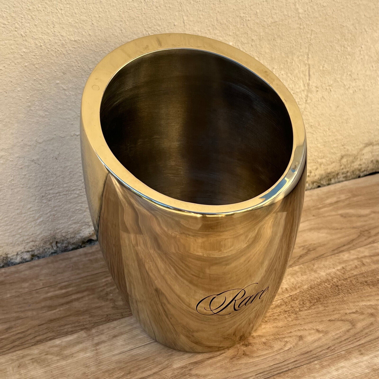 Vintage French Champagne Ice Bucket Cooler RARE PIPER HEIDSIECK GOLD 27102410 - Fleamarketfrance