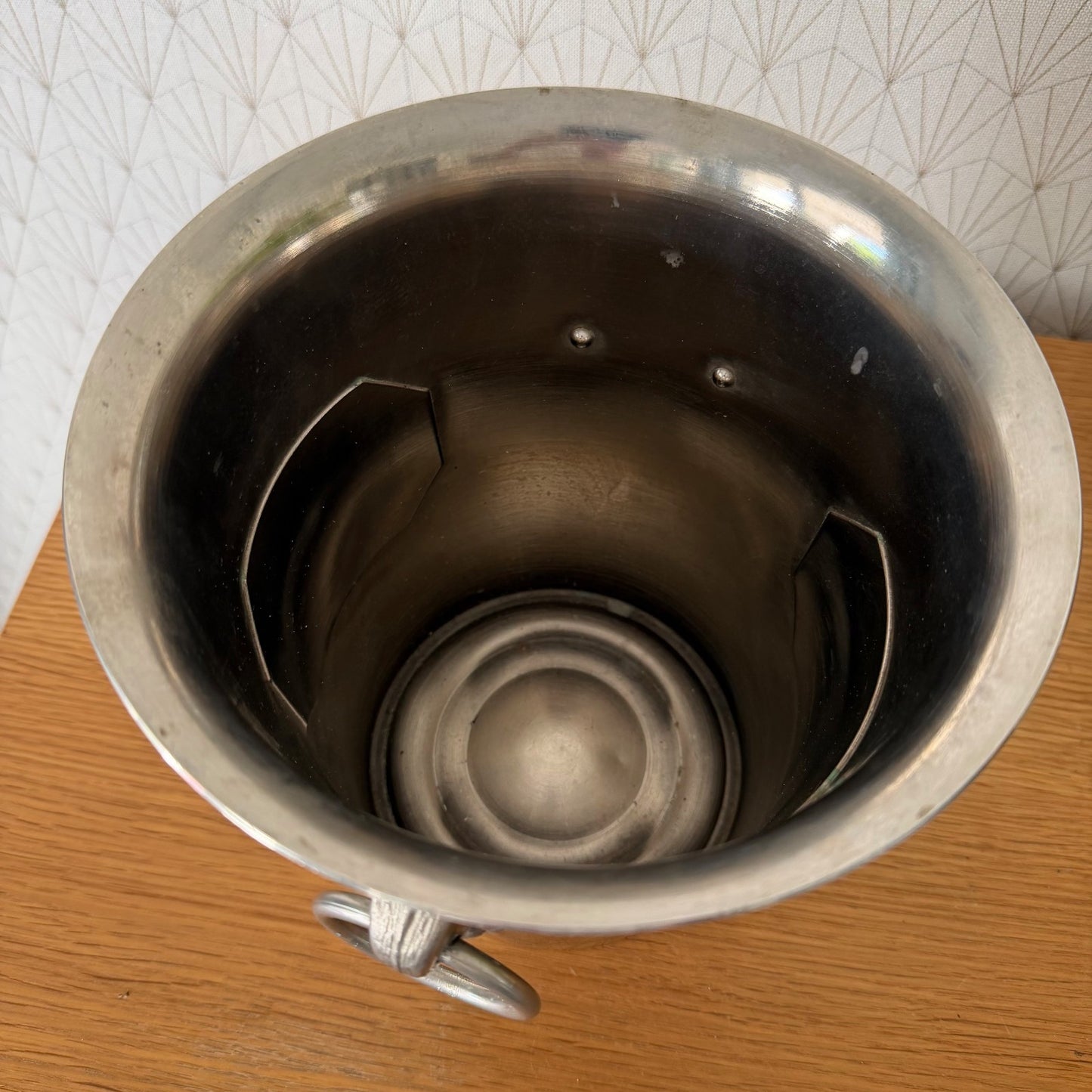 French Chrome Krug Champagne Ice Bucket Vintage Wine Cooler 27062619 Unbranded