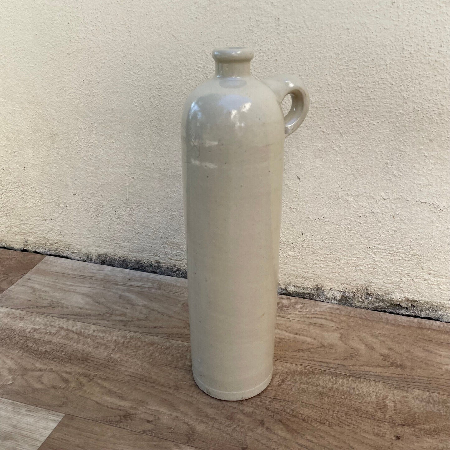 Vintage French Stoneware alcohol Wine Bottle water 12 1/4" tall 1401251 - Fleamarketfrance