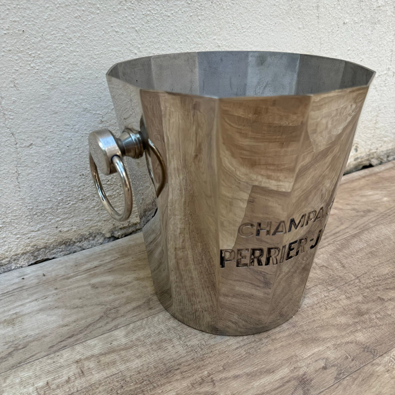 Vintage Perrier Jouet Champagne Bucket Silver Plated Ice Cooler 1012243 Perrier-Jouët