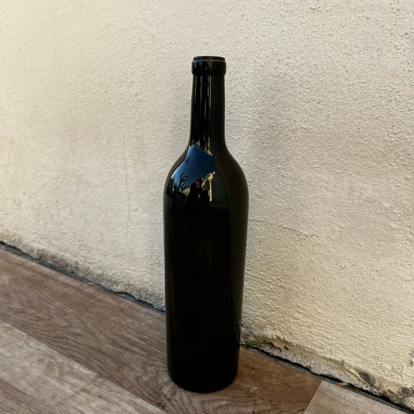 Antique French Wine Bottle Dark Green Glass circa 1900 Brocante 10022214 Fleamarketfrance