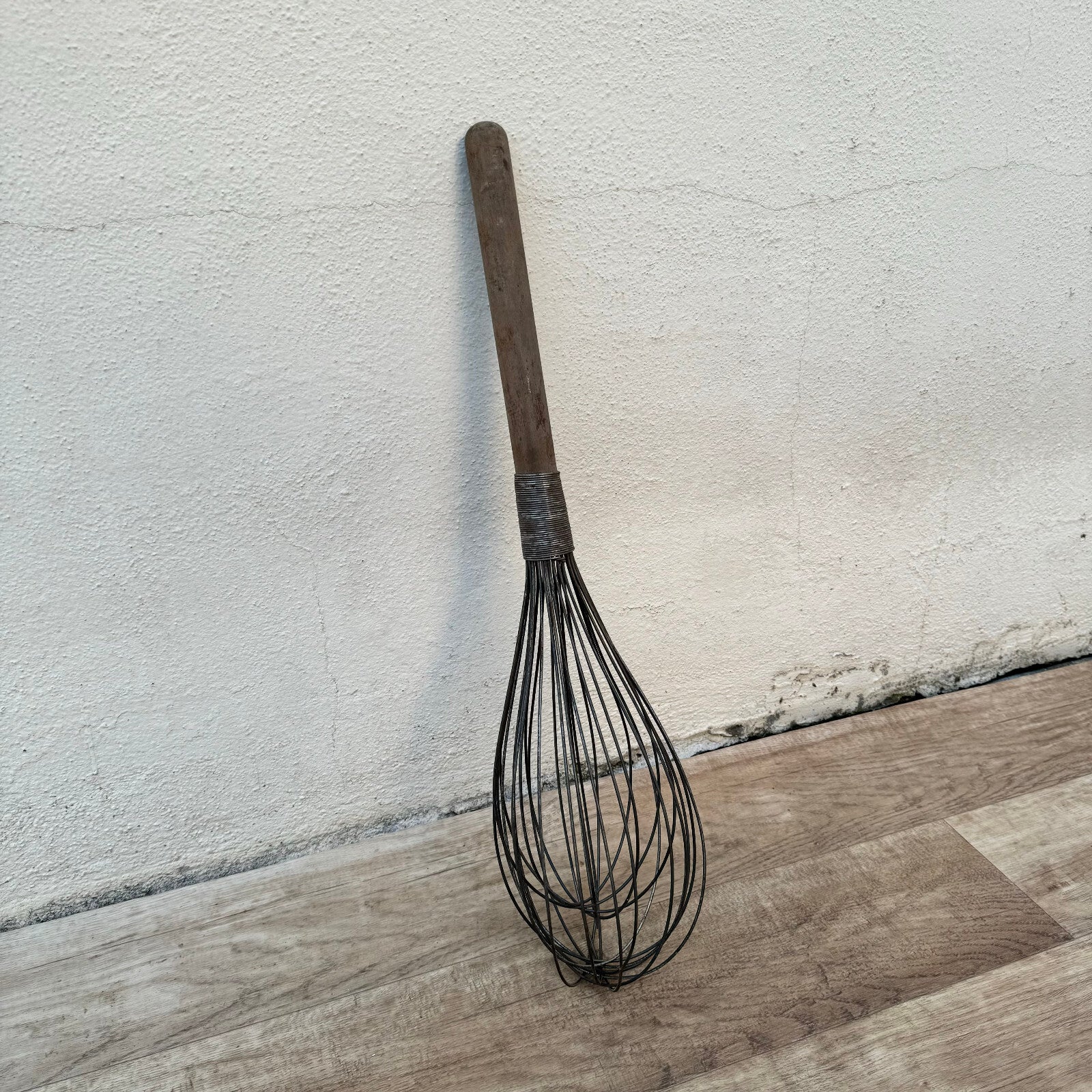 Vintage French Wire Whisk Large Professional Baker's Kitchen Tool 2604246 Unbranded