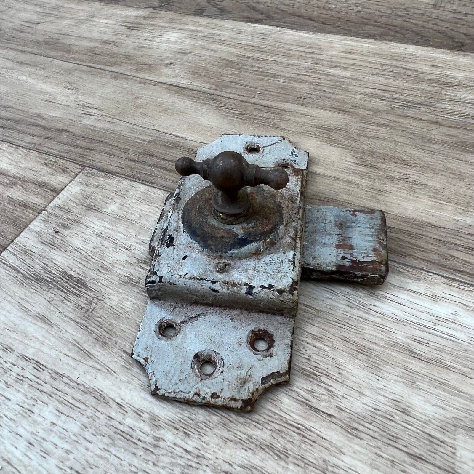 French Vintage Slide Door Latch Lock Bolt Country Rustic 2008226 Fleamarketfrance