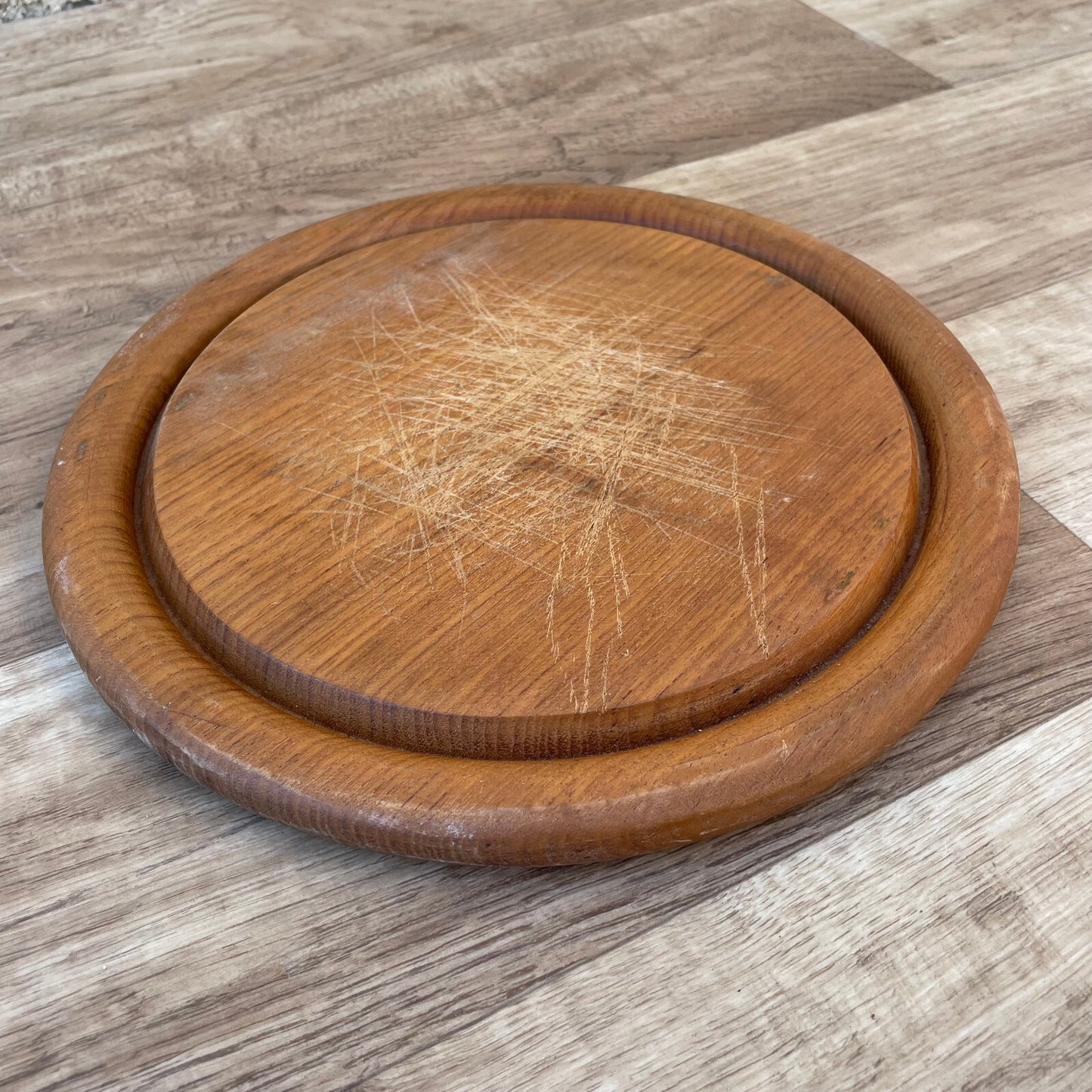 French Wooden Cutting Board Vintage Kitchen Chopping Block 22102413 Antique
