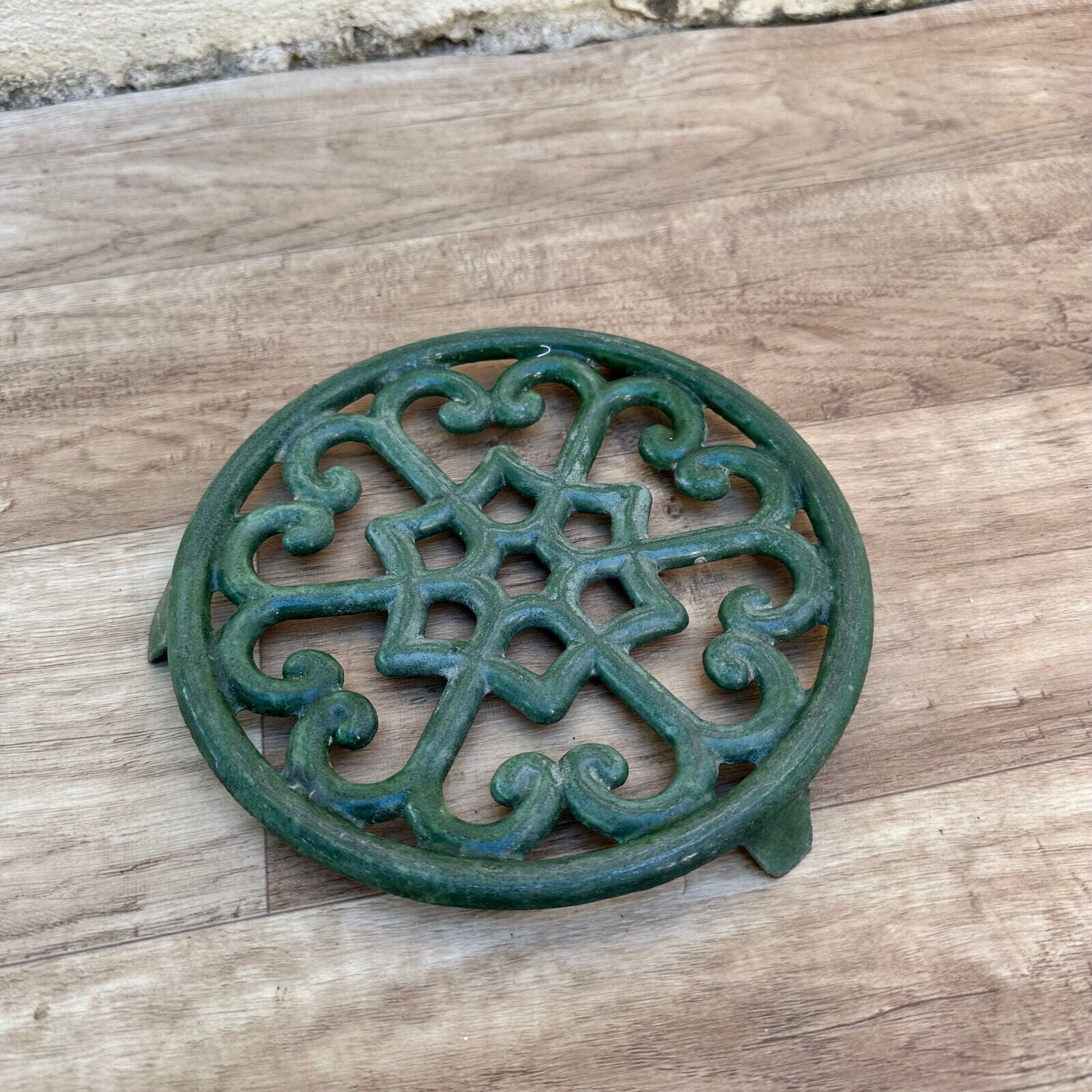 Antique vintage french Cast iron kitchen Trivet  france 11082310 - Fleamarketfrance