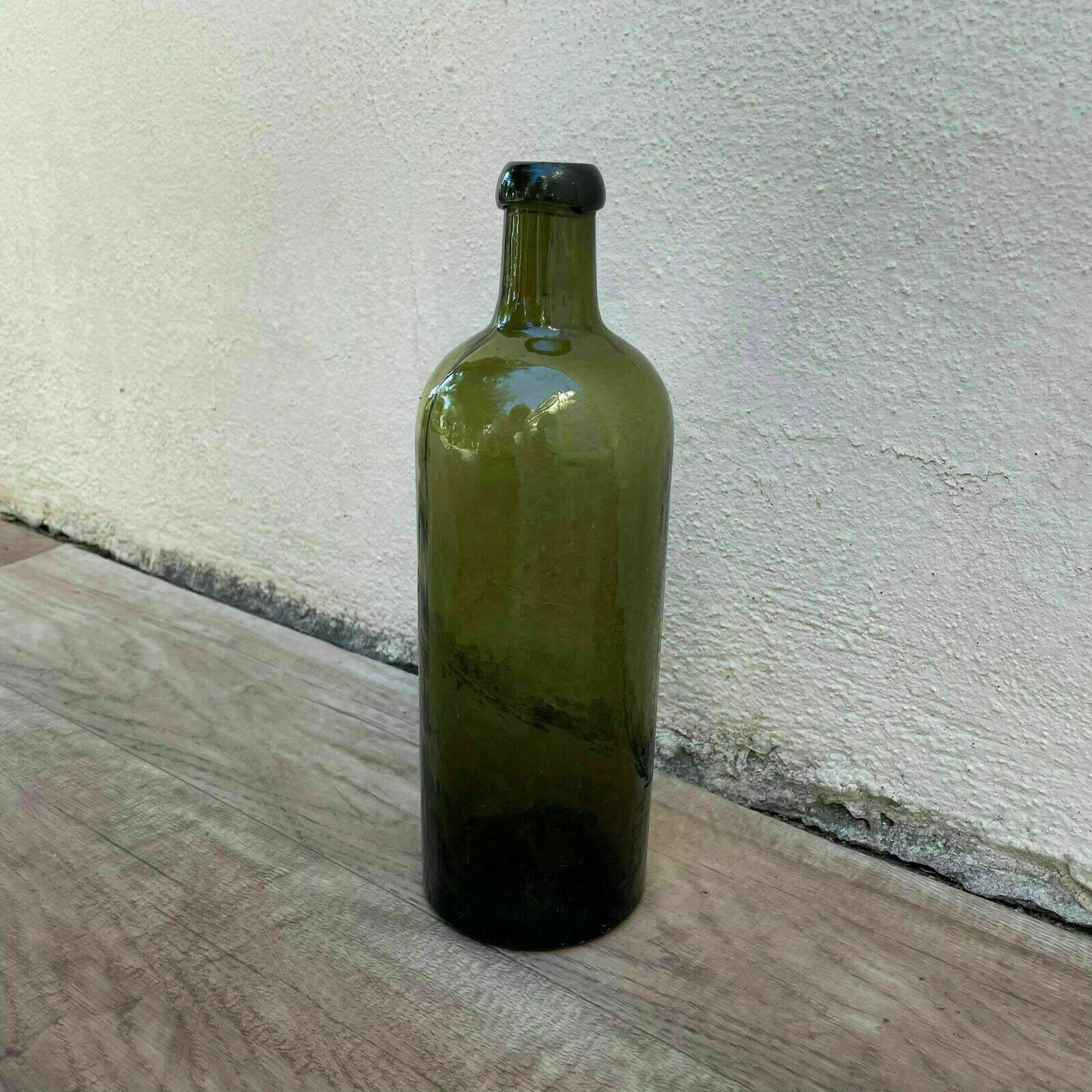 Old French Green Glass wine water pastis bottle circa 1920 14092116 - Fleamarketfrance