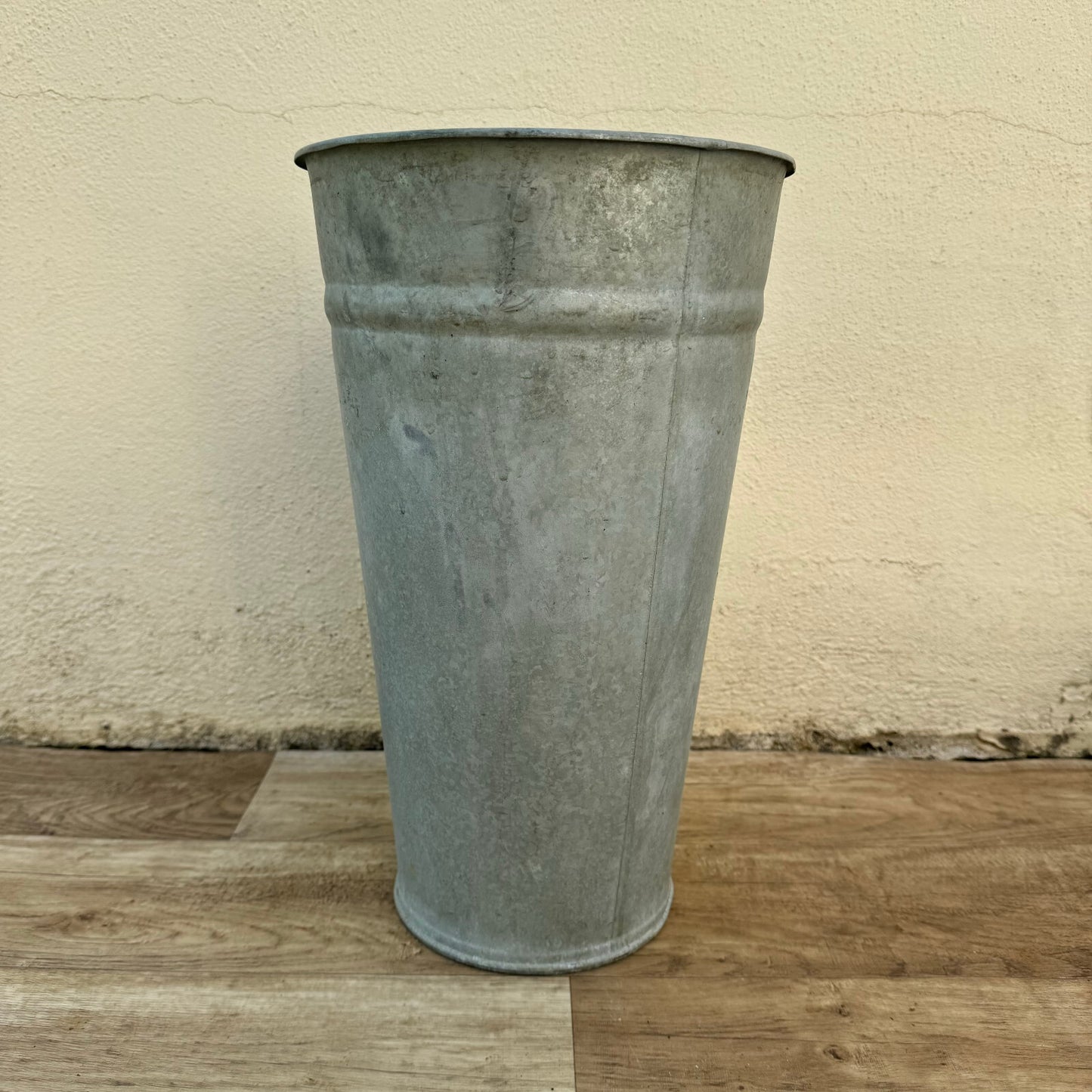 French Galvanized Vase Vintage Zinc Florist Flower Pitcher Water 13082511 Unbranded