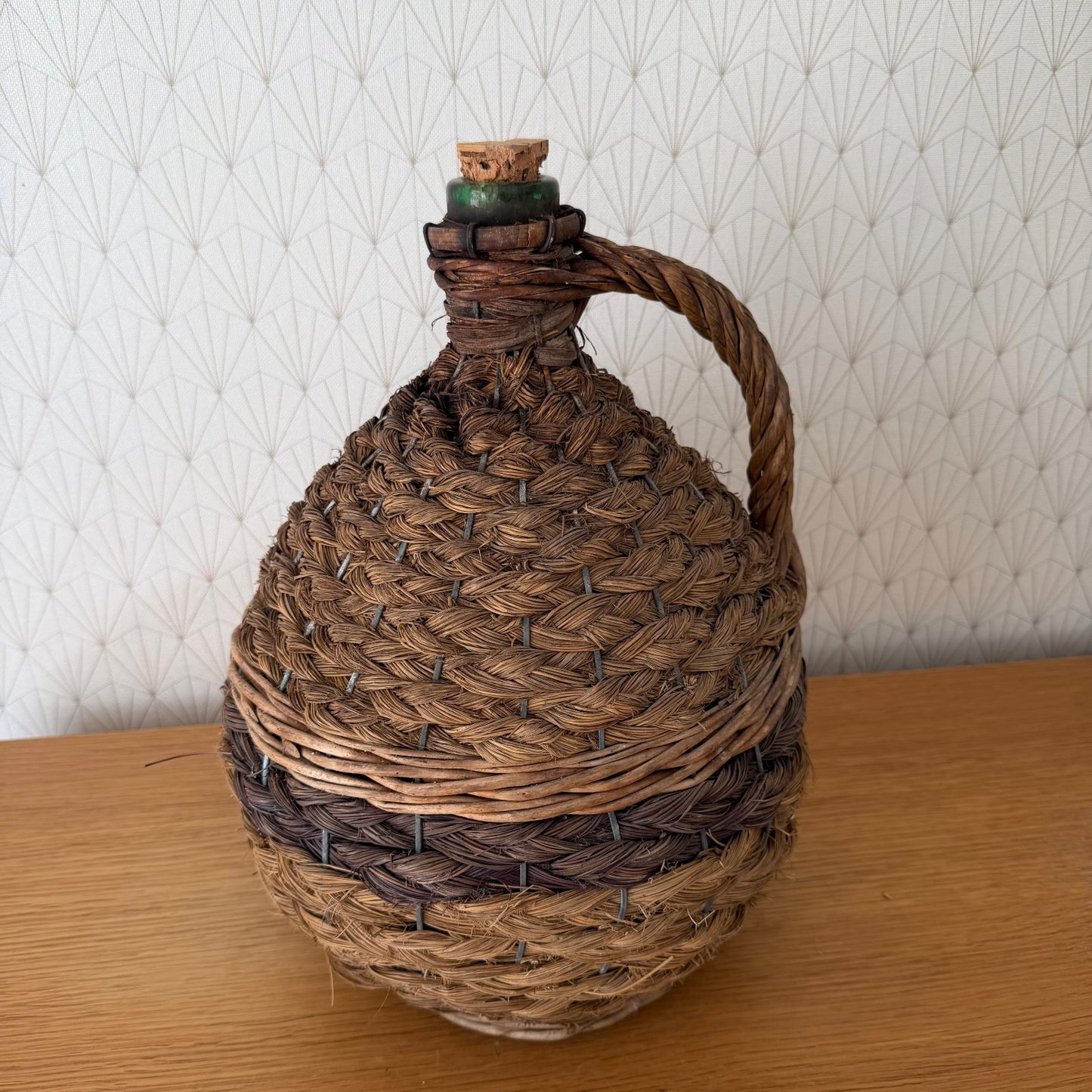 French Dame Jeanne Demijohn Rattan Wicker Basket Carboy Bonbonne 2604264 Fleamarketfrance