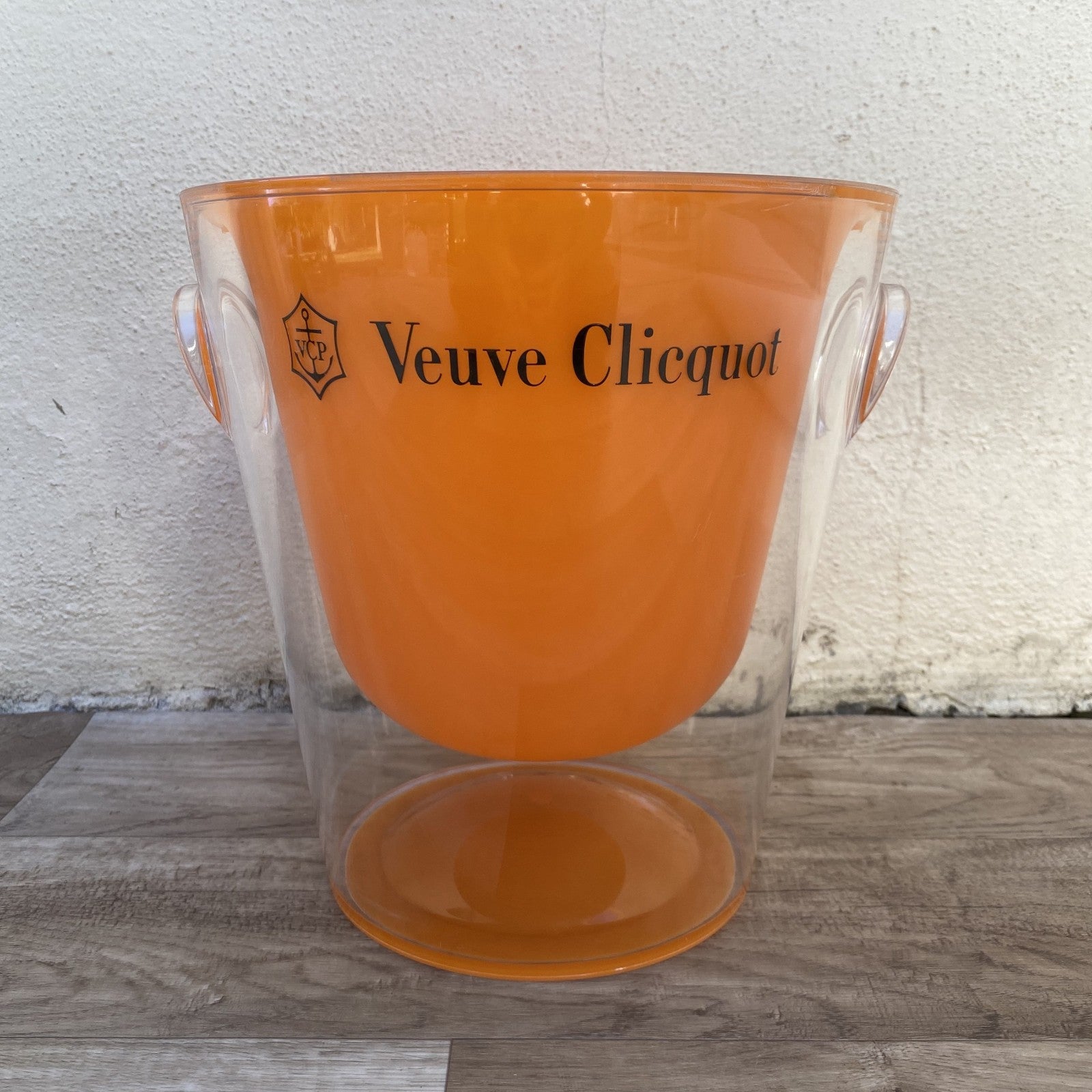 Vintage French Veuve Clicquot Champagne Ice Bucket Polycarbonate 2802252 Veuve Clicquot