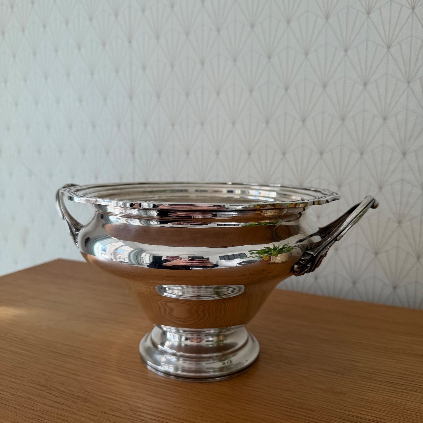 French Silver Plated Tureen Bowl Vintage Silverplate Serving Dish 13012618 Unbranded