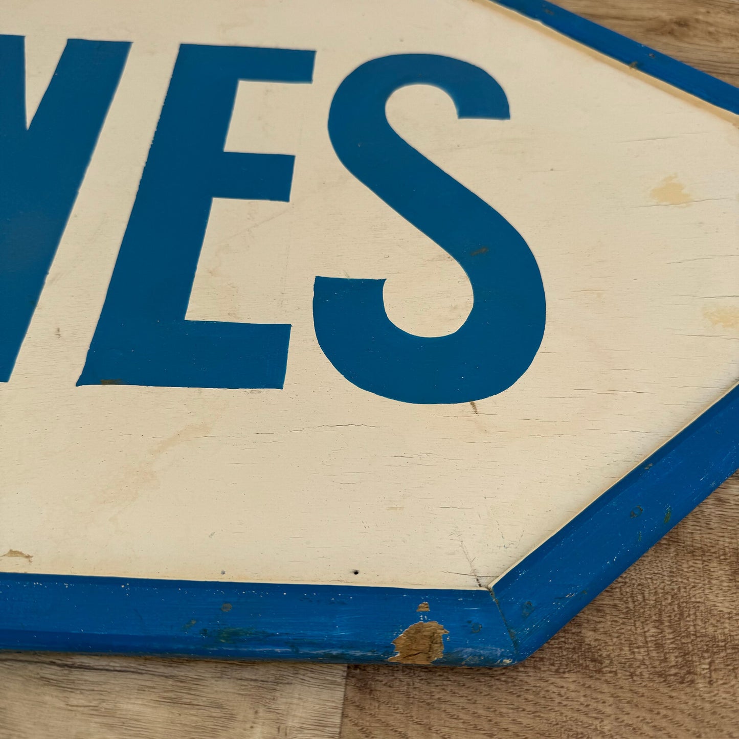Vintage French Street Sign MEJANES Wood Arrow Directional Plaque 22082411 Fleamarketfrance