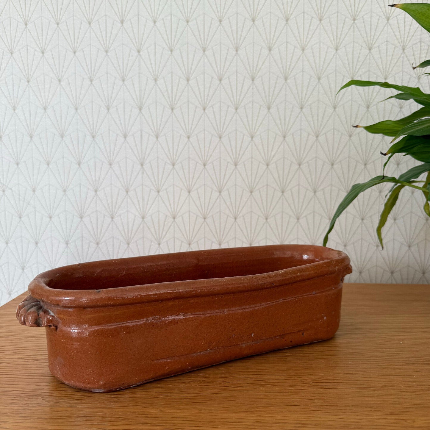 Antique French terracotta Fish Kettle Poacher Steamer Planter 1311241 - Fleamarketfrance