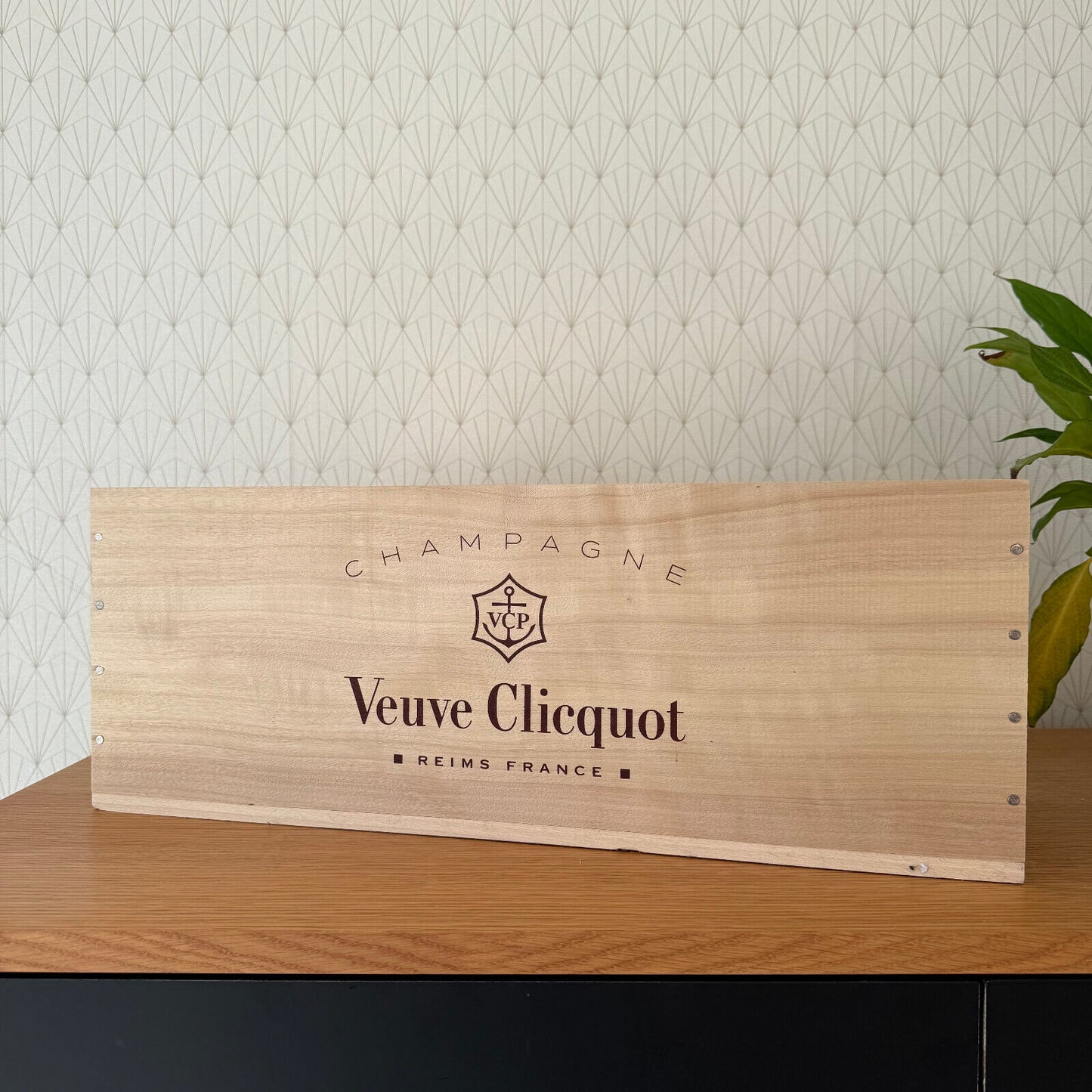 French Jeroboam Veuve Clicquot Champagne Bottle Crate Box 20 3/4"  2101251