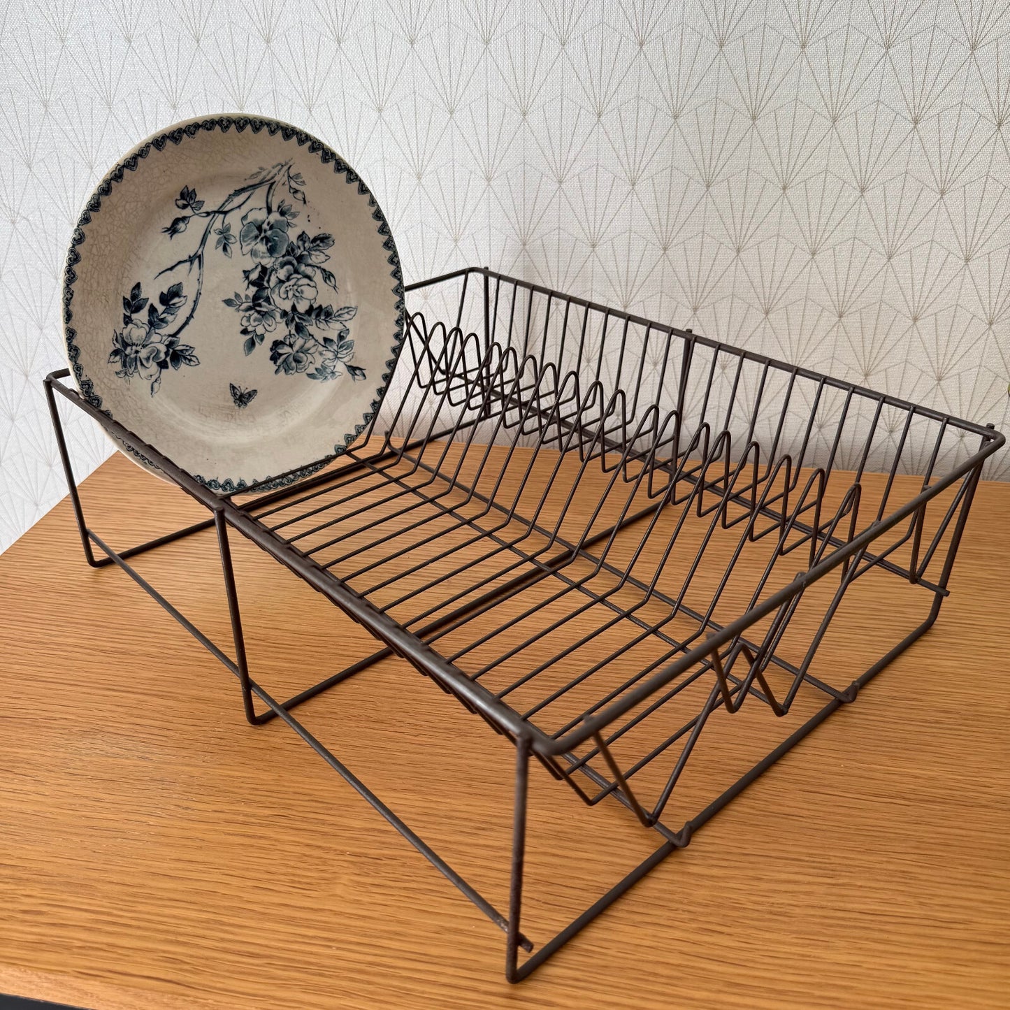 Vintage French Metal Wire Dish Drying Rack Drainer 2006254 Unbranded