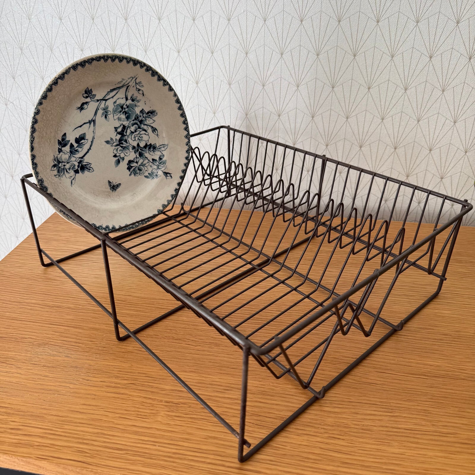 Vintage French Metal Wire Dish Drying Rack Drainer 2006254 Unbranded