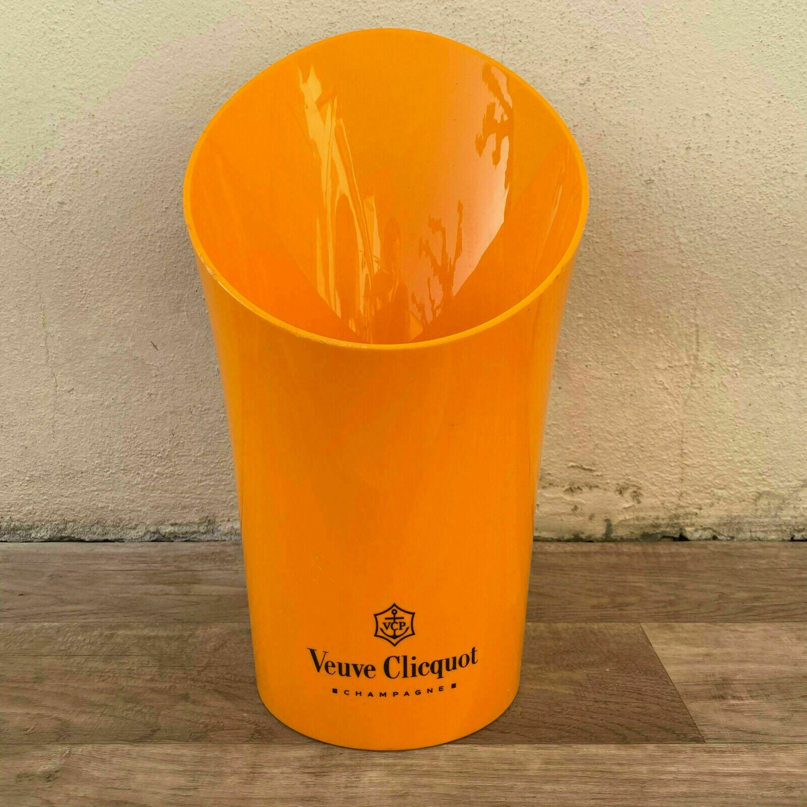 Vintage Veuve Clicquot Orange Champagne Ice Bucket Cooler French 1606217 Veuve Clicquot