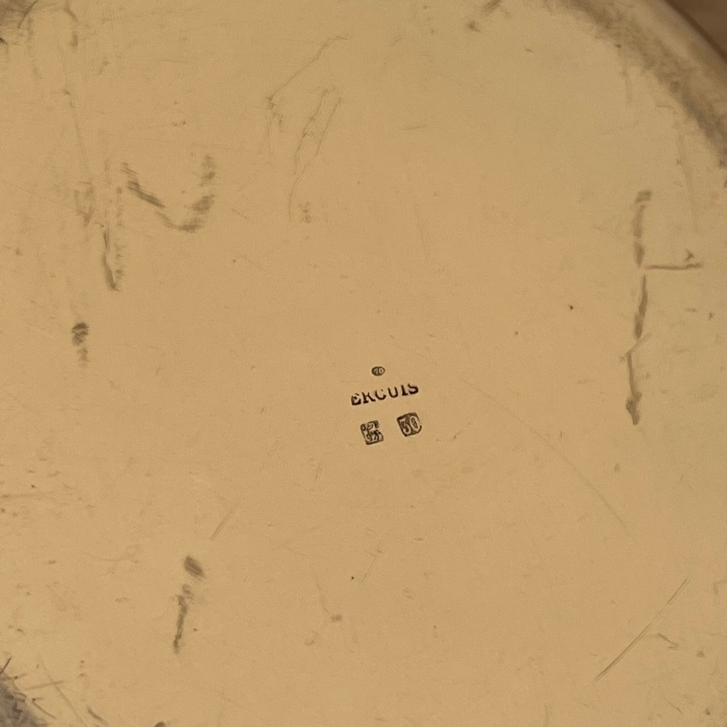 Vintage French Champagne Bucket Silverplate Ercuis Ice Cooler 09032514 Ercuis